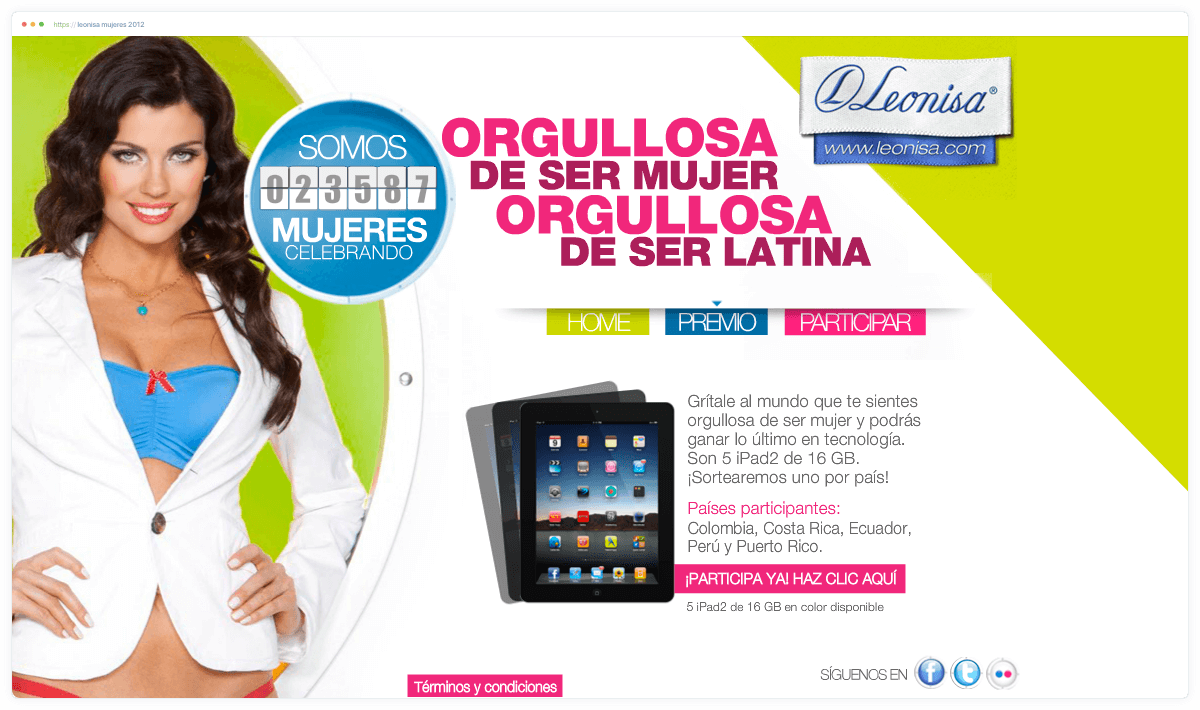 Leonisa Mujeres 2012 Reward