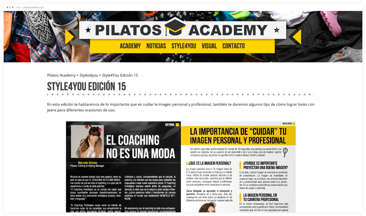 Pilatos Academy Guidedetails