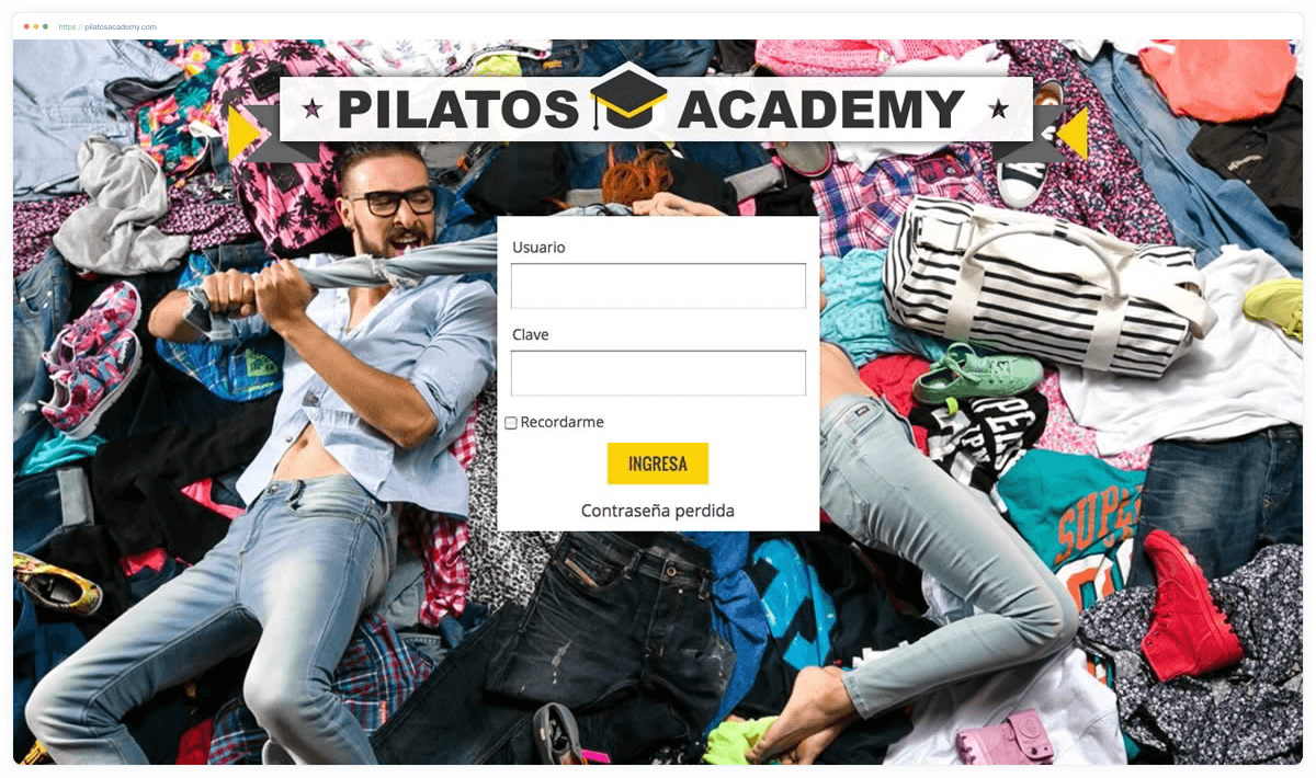 Pilatos Academy Login