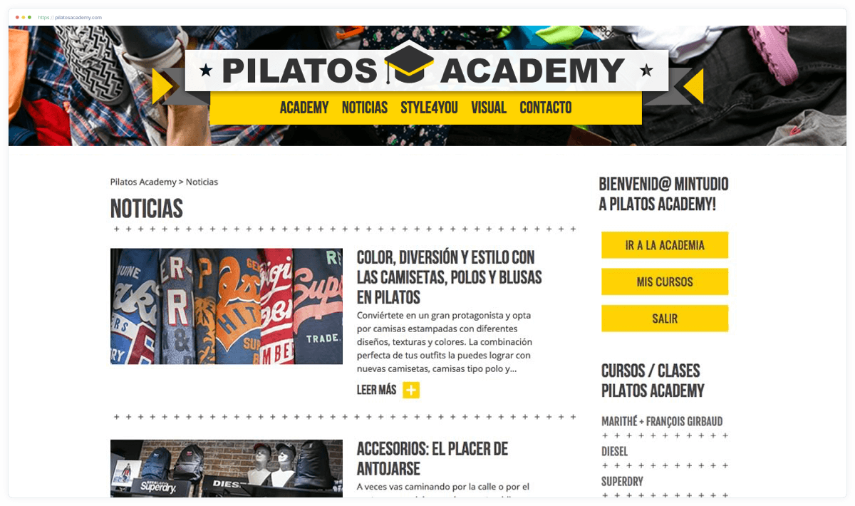 Pilatos Academy News